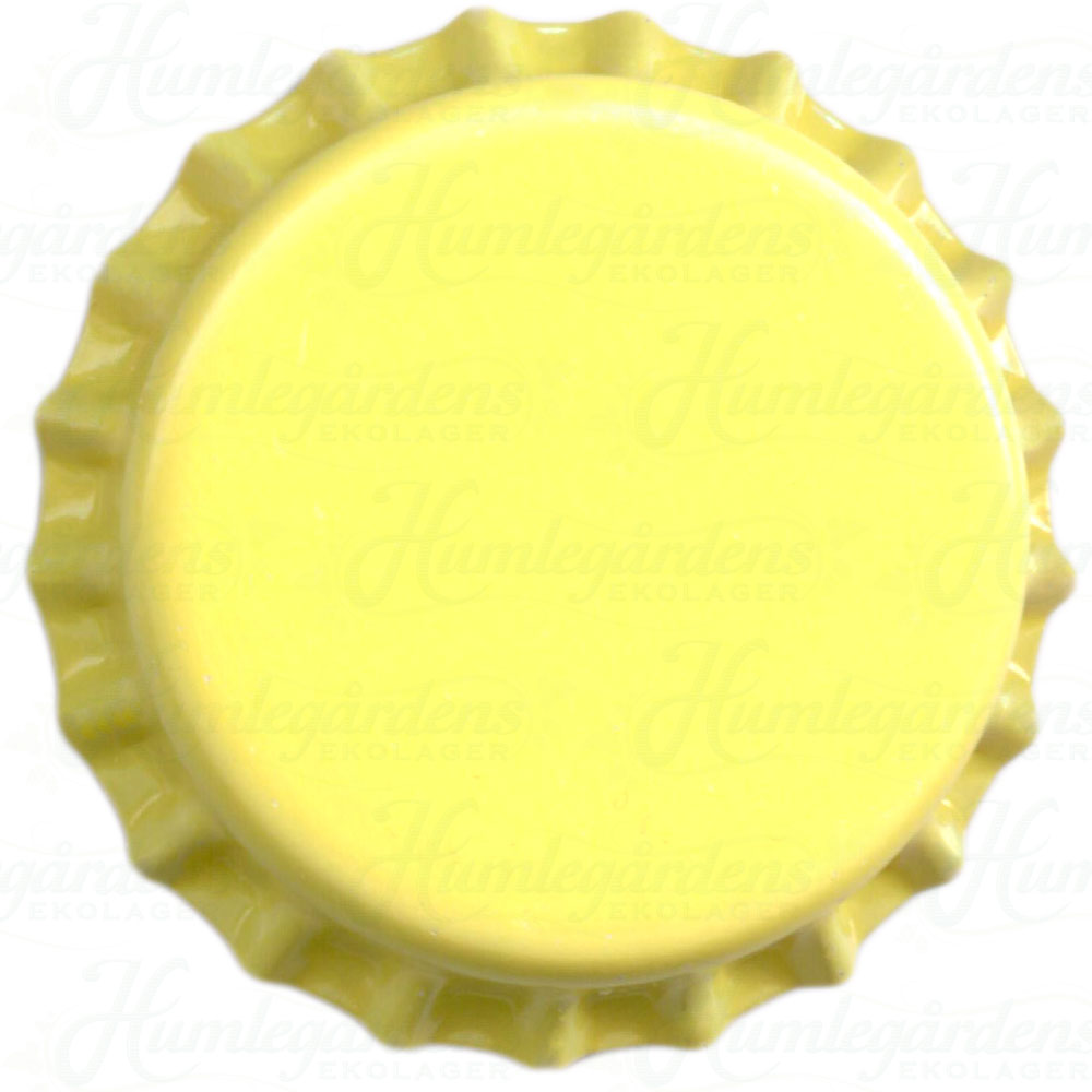 Humlegårdens Ekolager Yellow beer bottle caps, 750 pcs