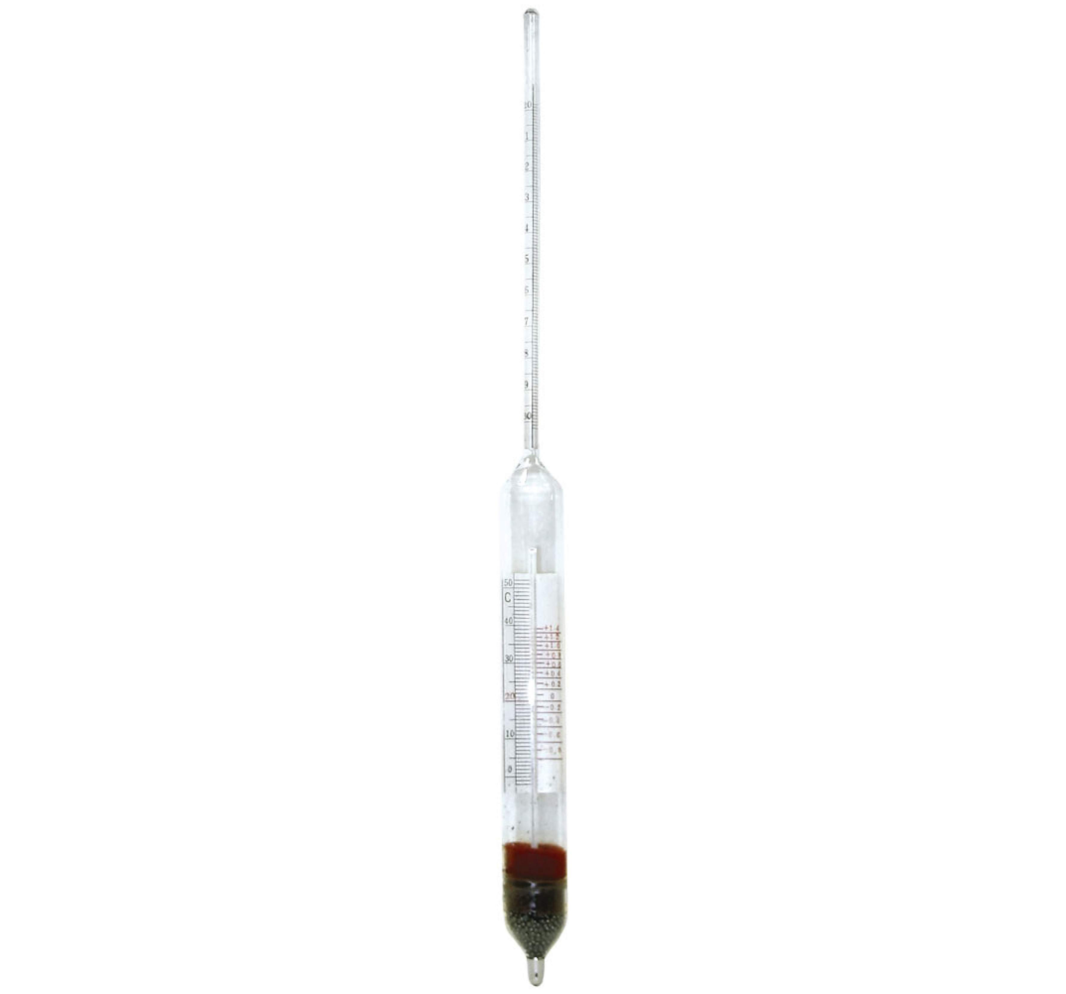 Humlegårdens Ekolager Precision Hydrometer 0 10 °Plato