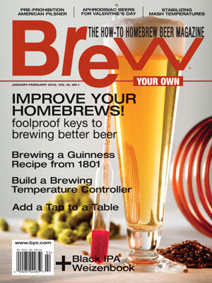 litteratur - tidskrifter - Brew Your Own, January/February 2012