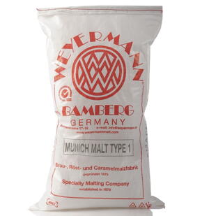 malt - större förpackningar - Munich I (münchnermalt) (Weyermann®), hel, 25 kg